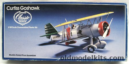Lindberg 1/48 Curtiss Goshawk F11C-2 - (F11C2), 535 plastic model kit